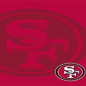 NFL San Francisco 49ers Double Vision Galaxy Book 12in Skin